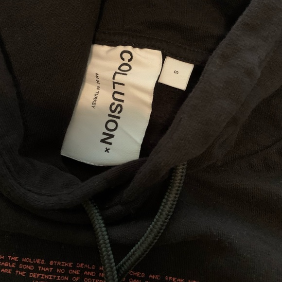COLLUSION Oversized Hoodie & Jogger Set - Picture 3 of 4